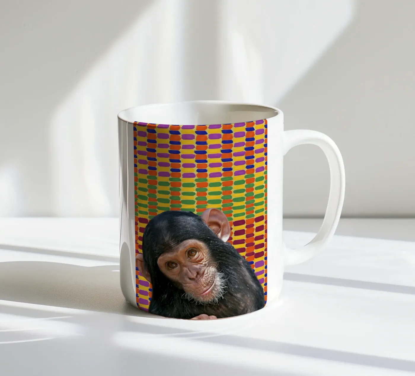 Affe Keramik Tasse von Mounias Design