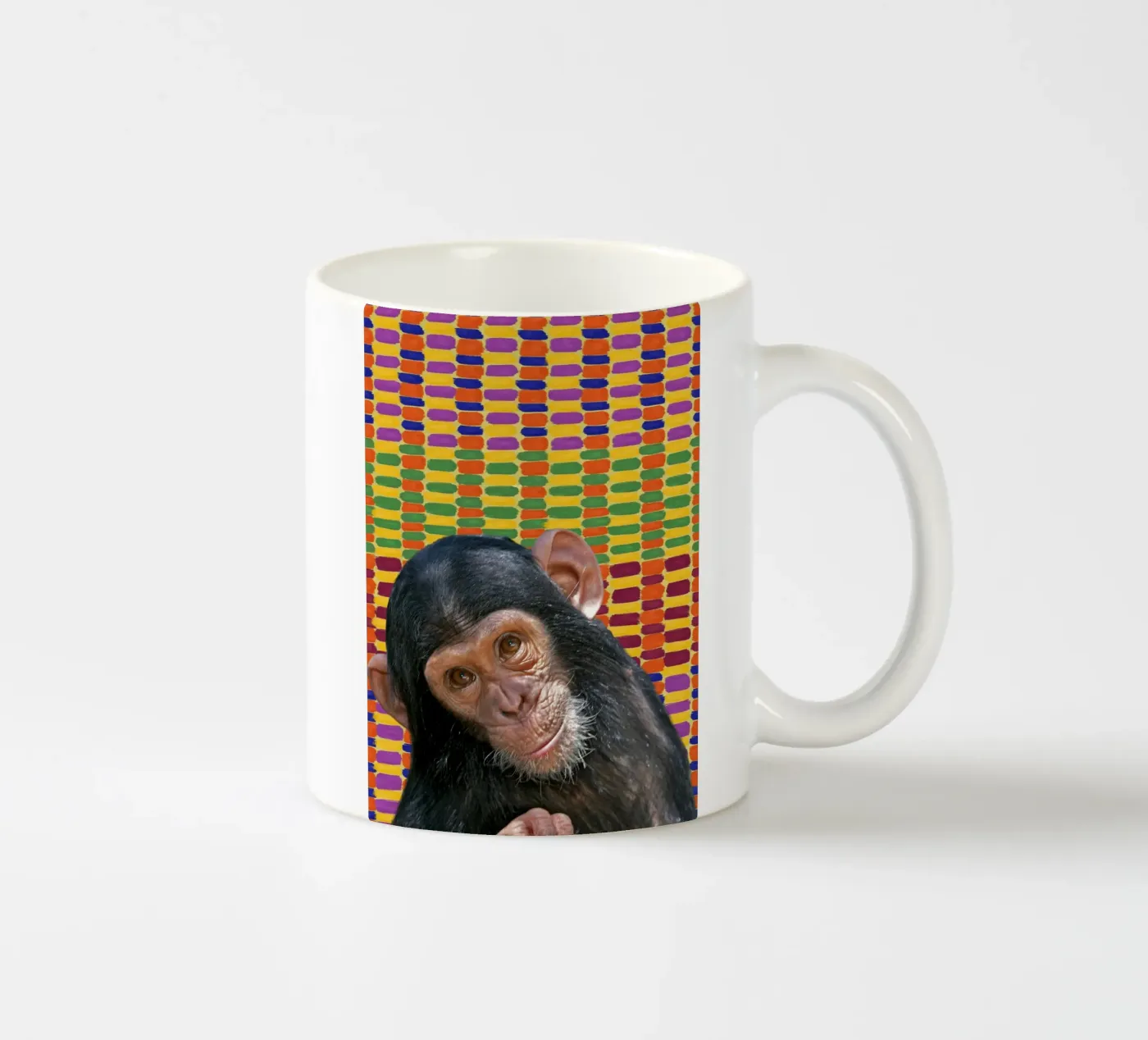 Affe ceramic mug by Mounias Design