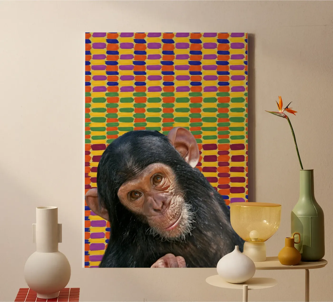 Affe canvas by Mounias Design