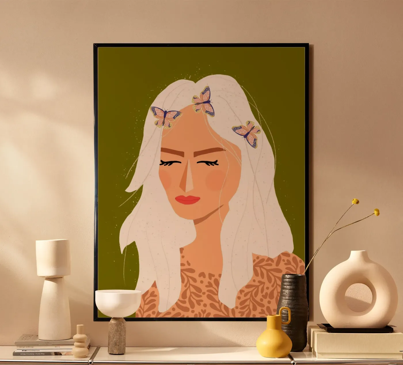 Flora poster van Hüllenpoesie