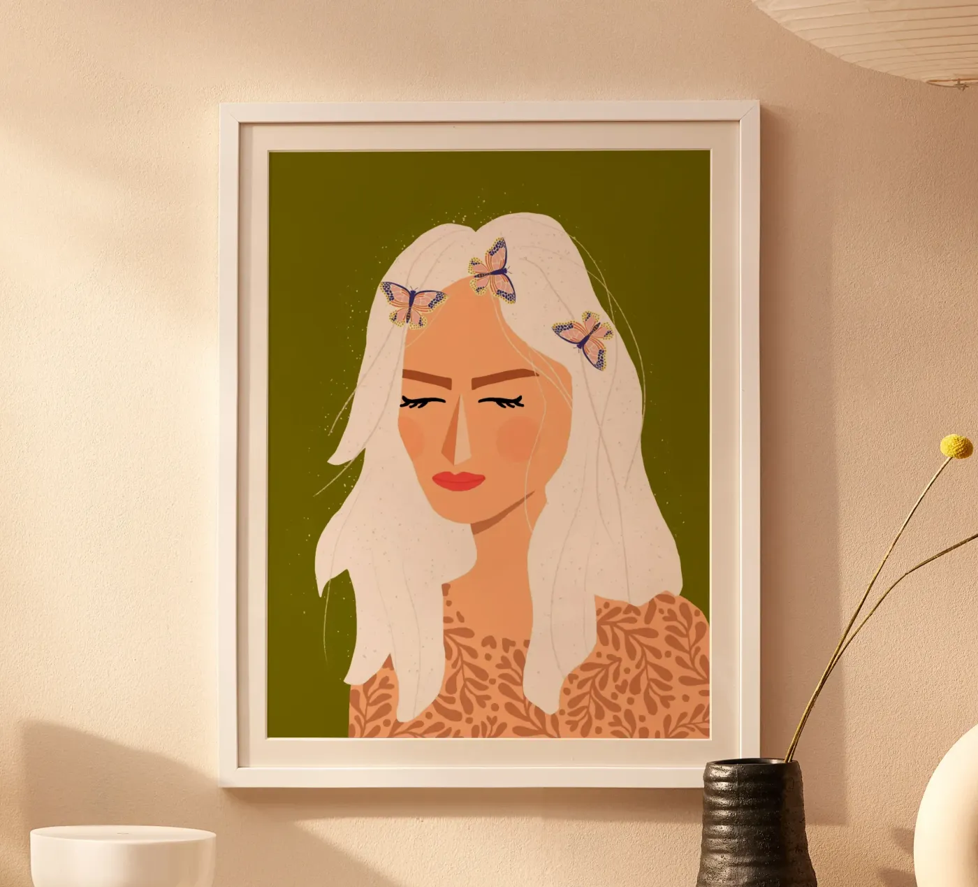 Flora poster by Hüllenpoesie