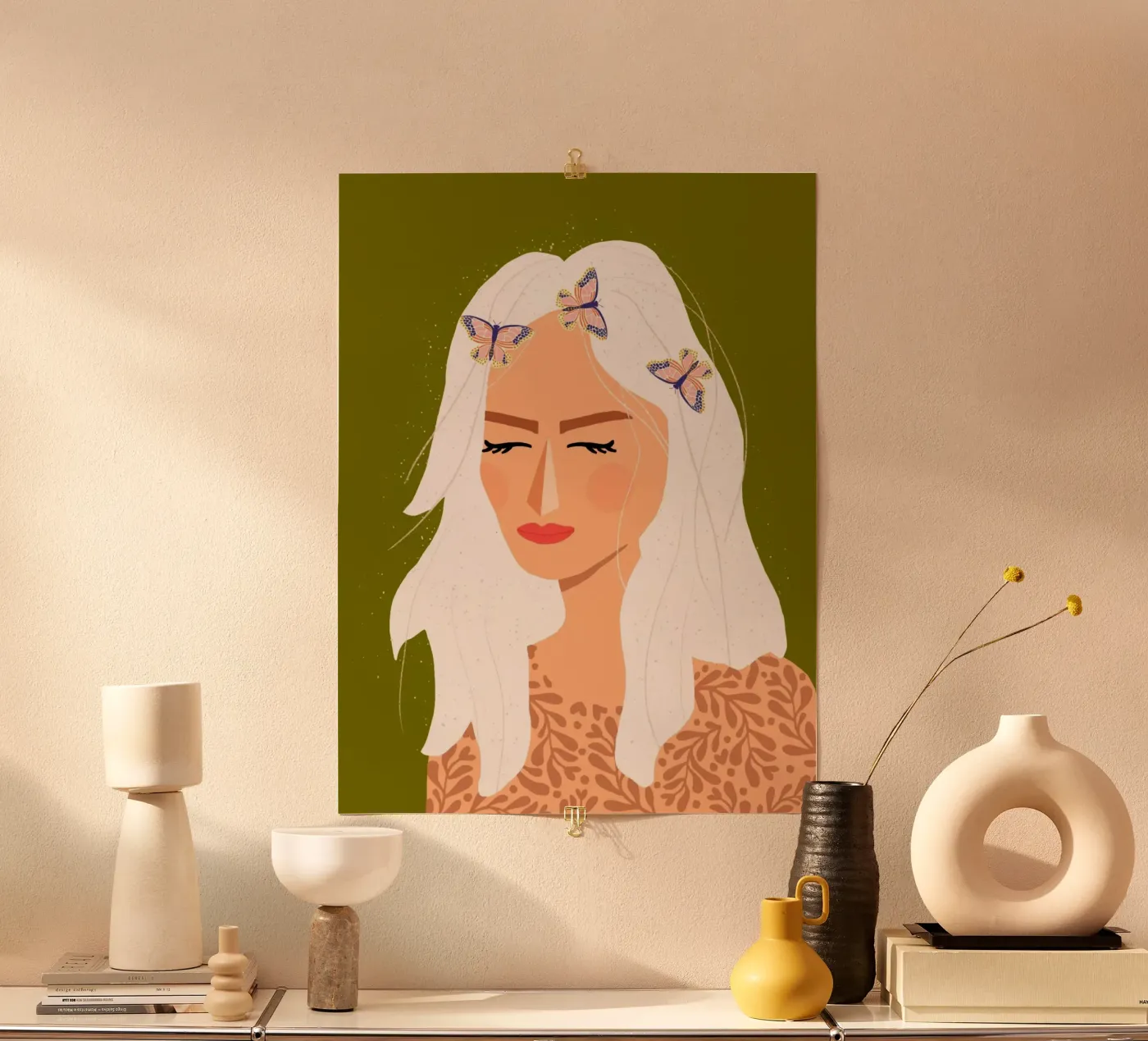 Flora poster by Hüllenpoesie