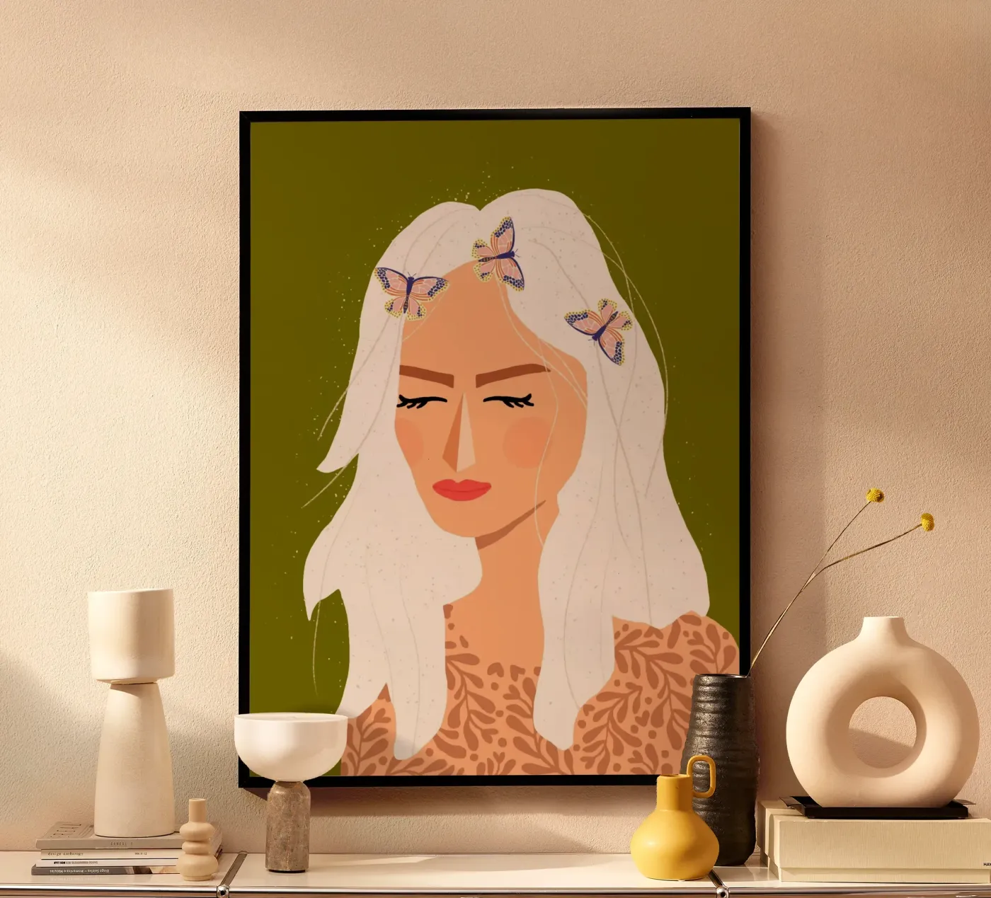 Flora poster by Hüllenpoesie