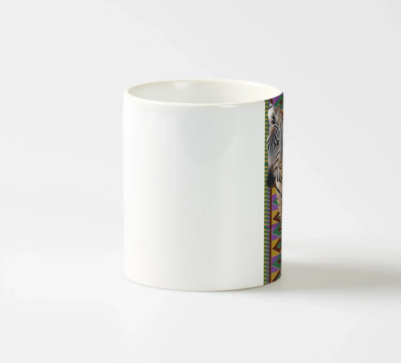 Zebra 2 ceramic mug by Mounias Design