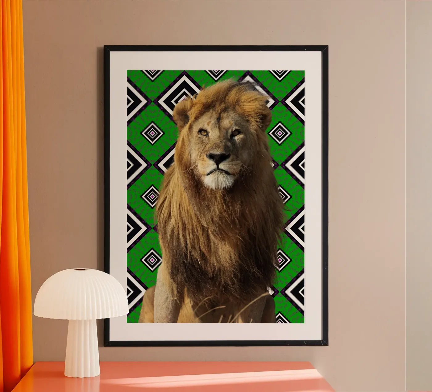 Löwe 2 poster da Mounias Design