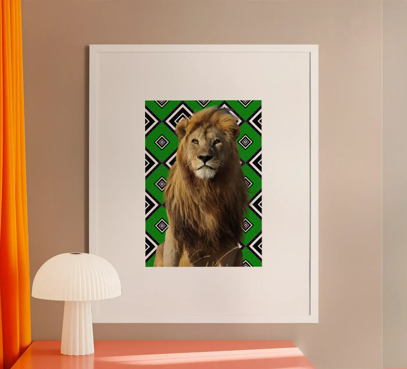 Löwe 2 poster da Mounias Design