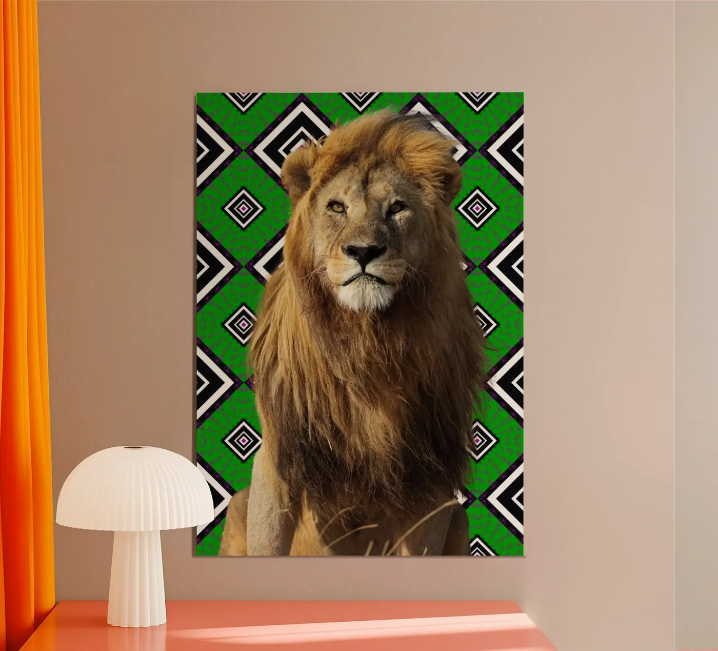 Löwe 2 poster da Mounias Design