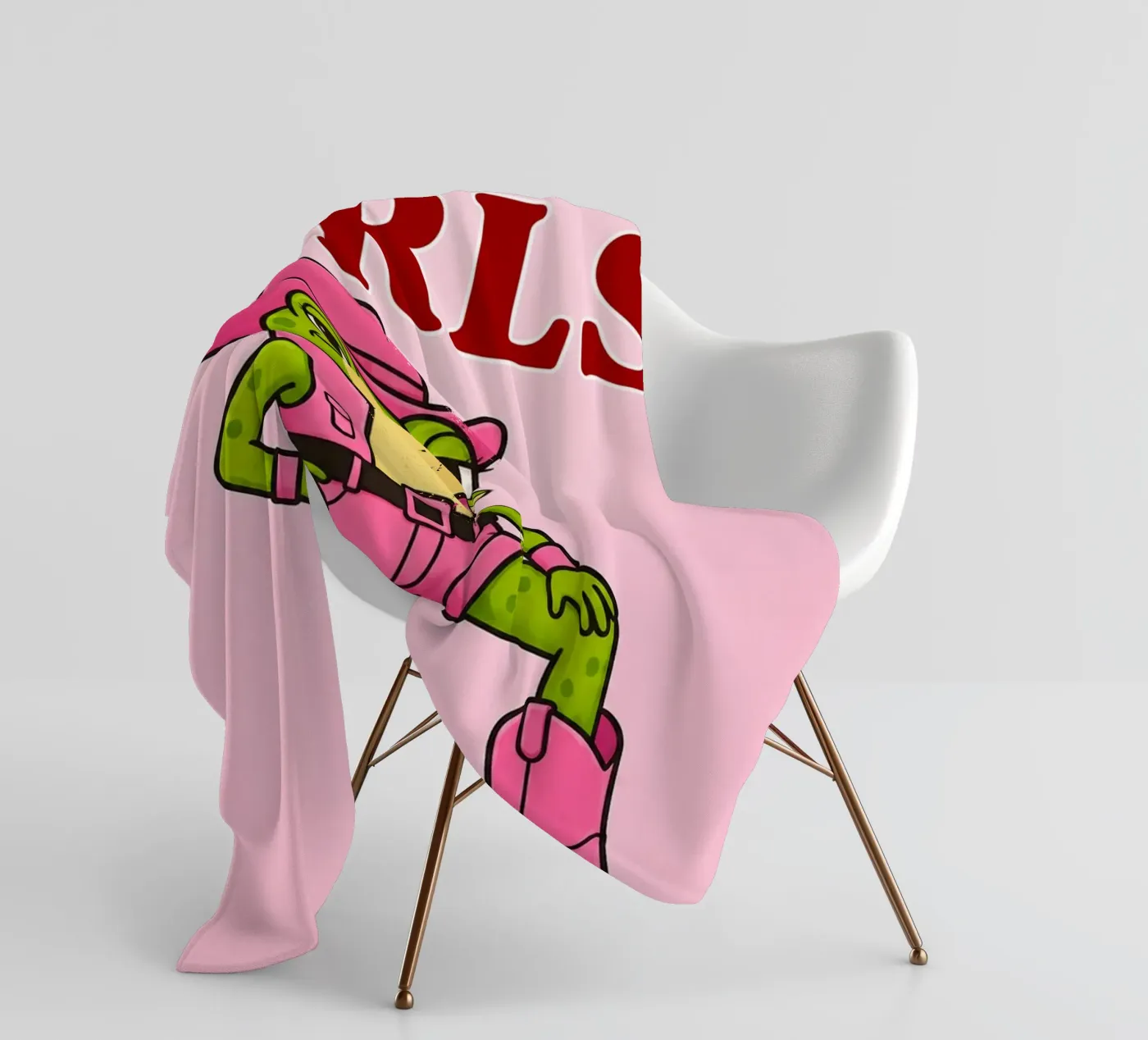 Forza, ragazza! coperta in pile da Raffasya Shop