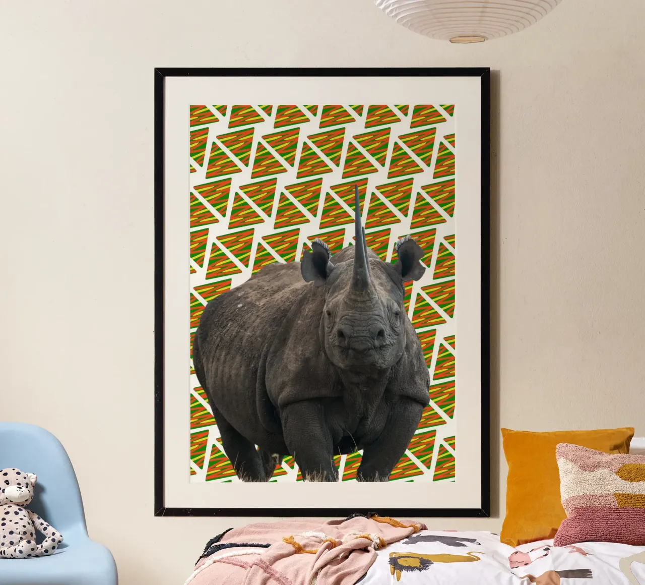 Nashorn poster by Mounias Design