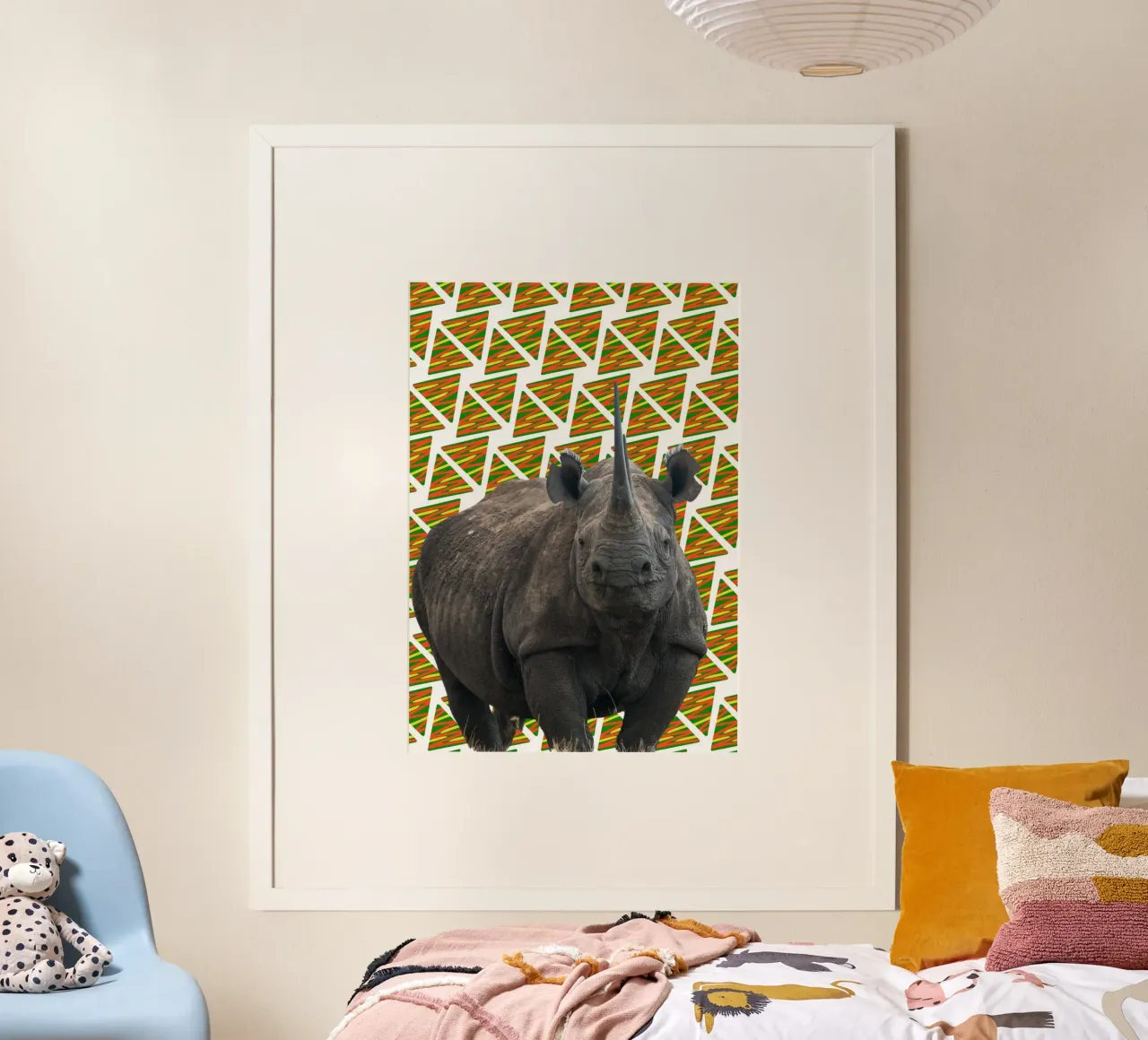 Nashorn poster by Mounias Design