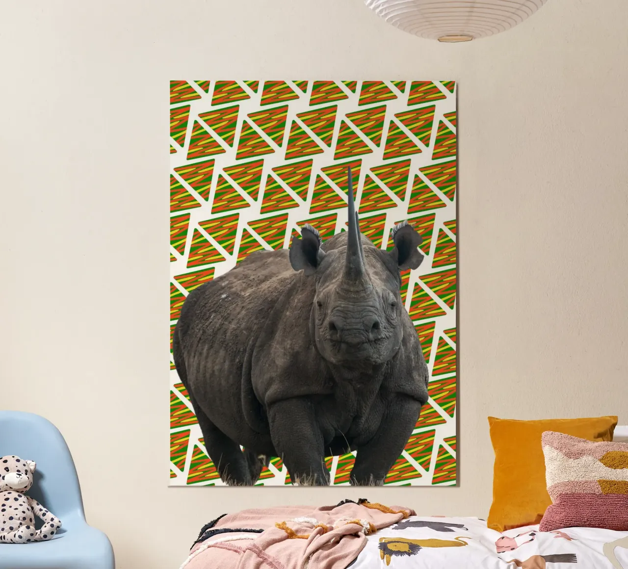 Nashorn poster by Mounias Design