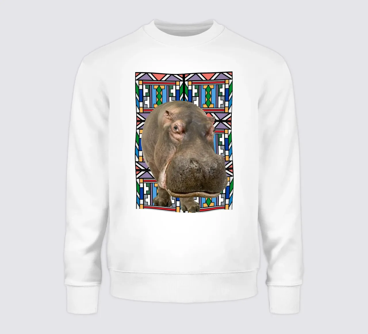 Nilpferd sudadera de Mounias Design