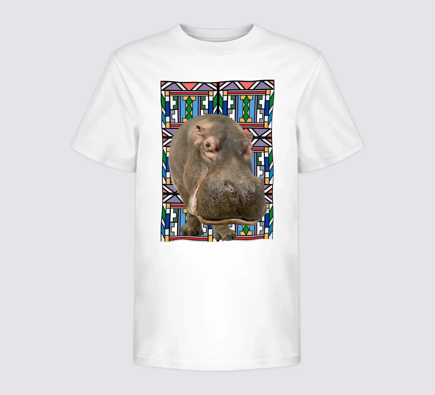 Nilpferd kinder t-shirt van Mounias Design