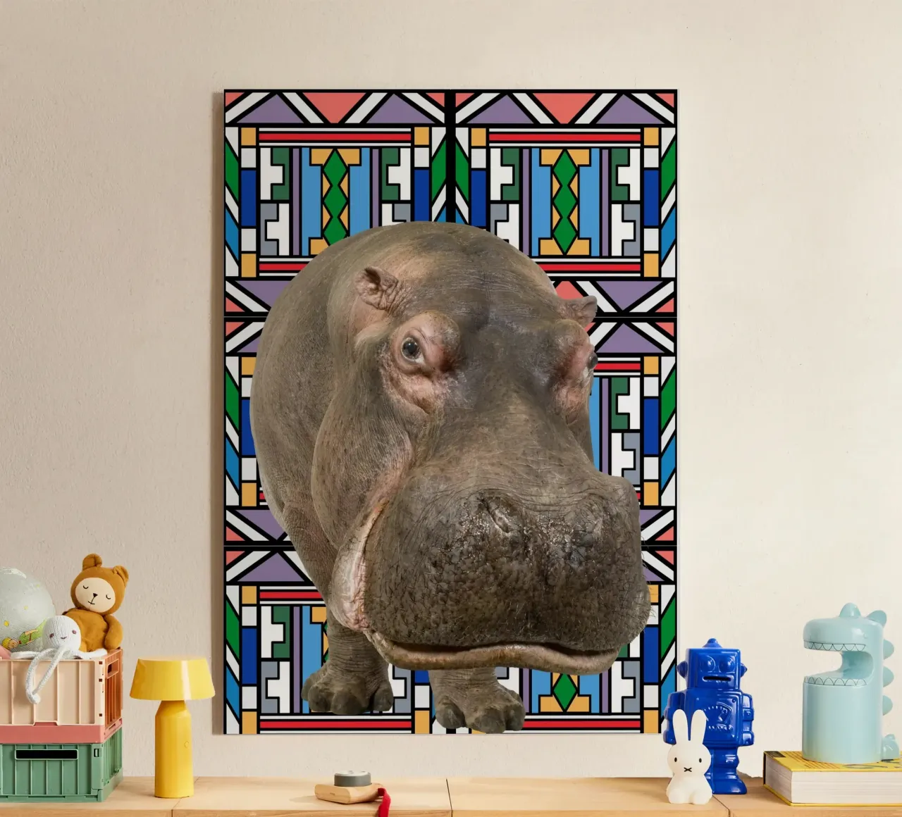 Nilpferd plexiglass da Mounias Design