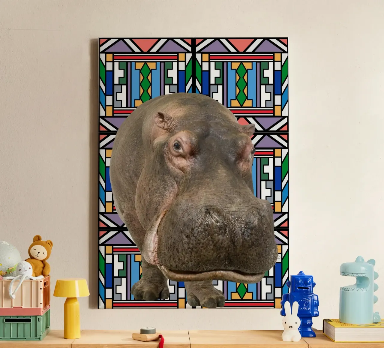 Nilpferd tela da Mounias Design