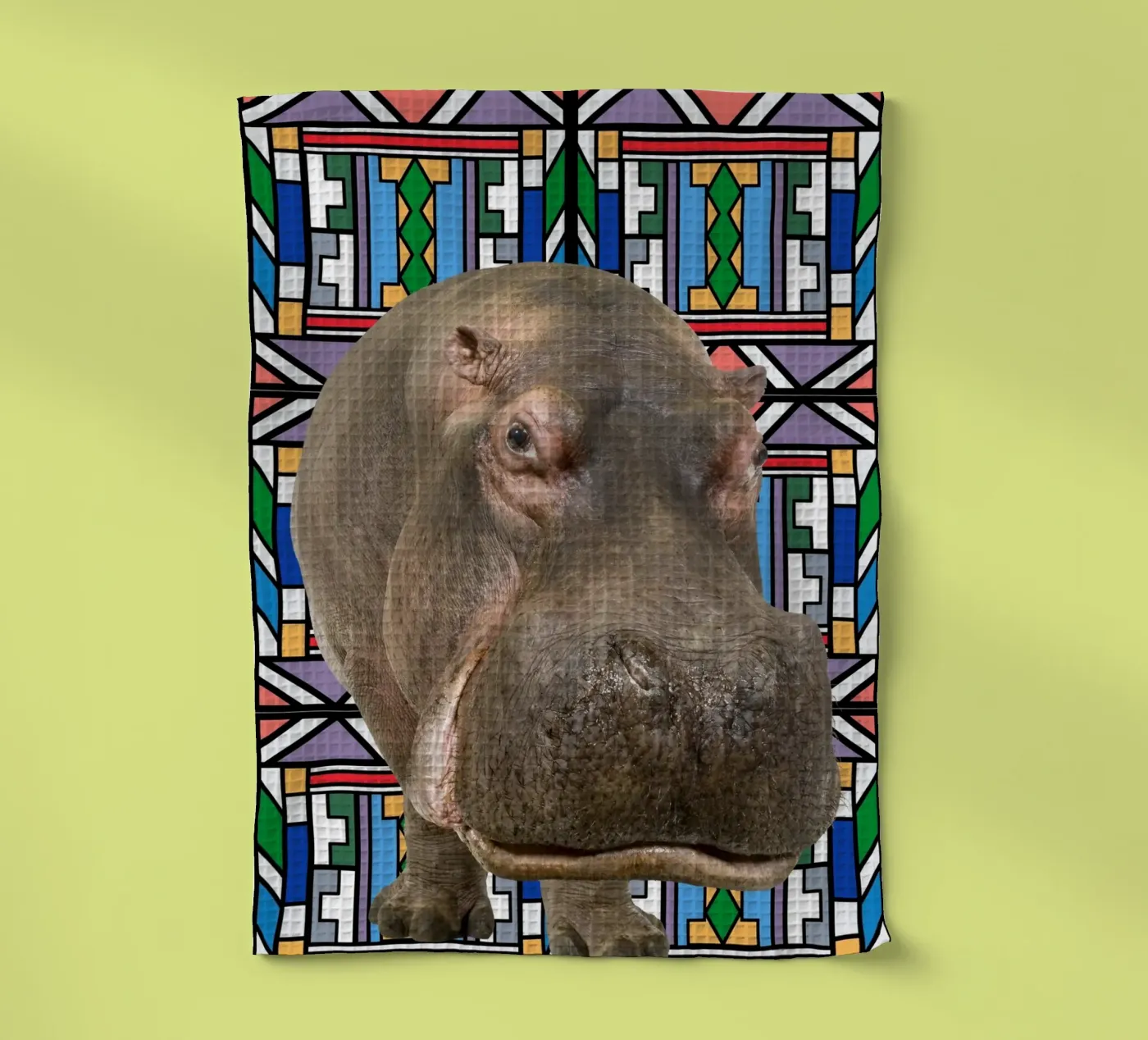 Nilpferd torchon de Mounias Design