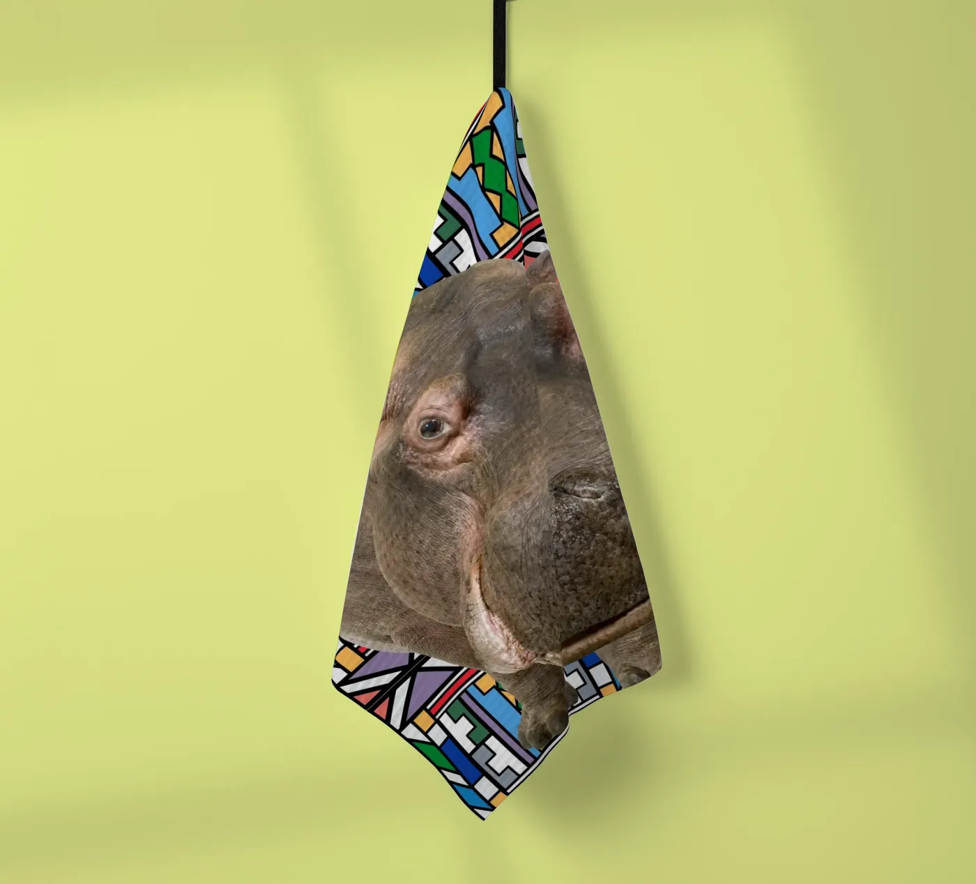 Nilpferd torchon de Mounias Design