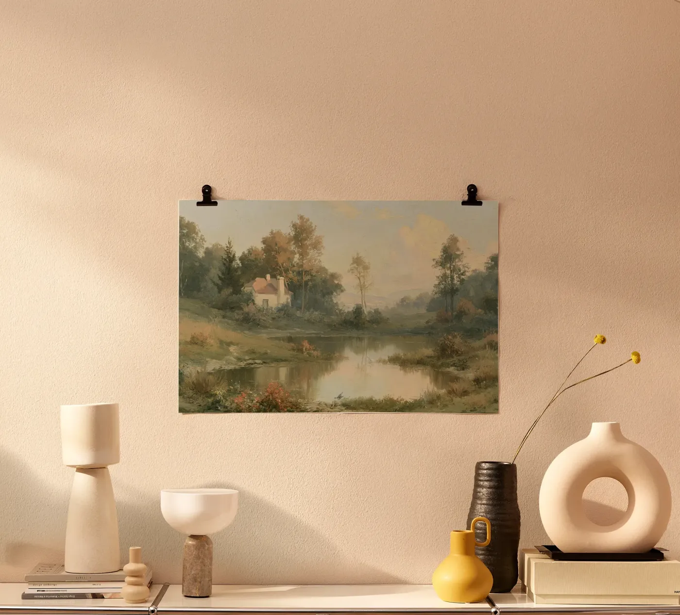 The Misty Reflection poster by Botanical Palette