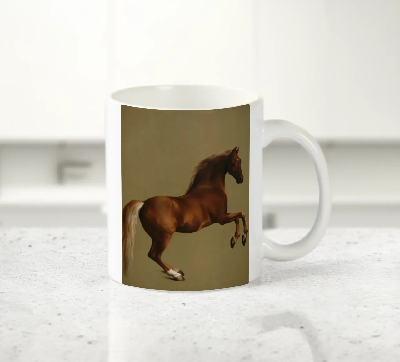 George Stubbs - Whistlejacket tazza in ceramica da ARTOTHEK