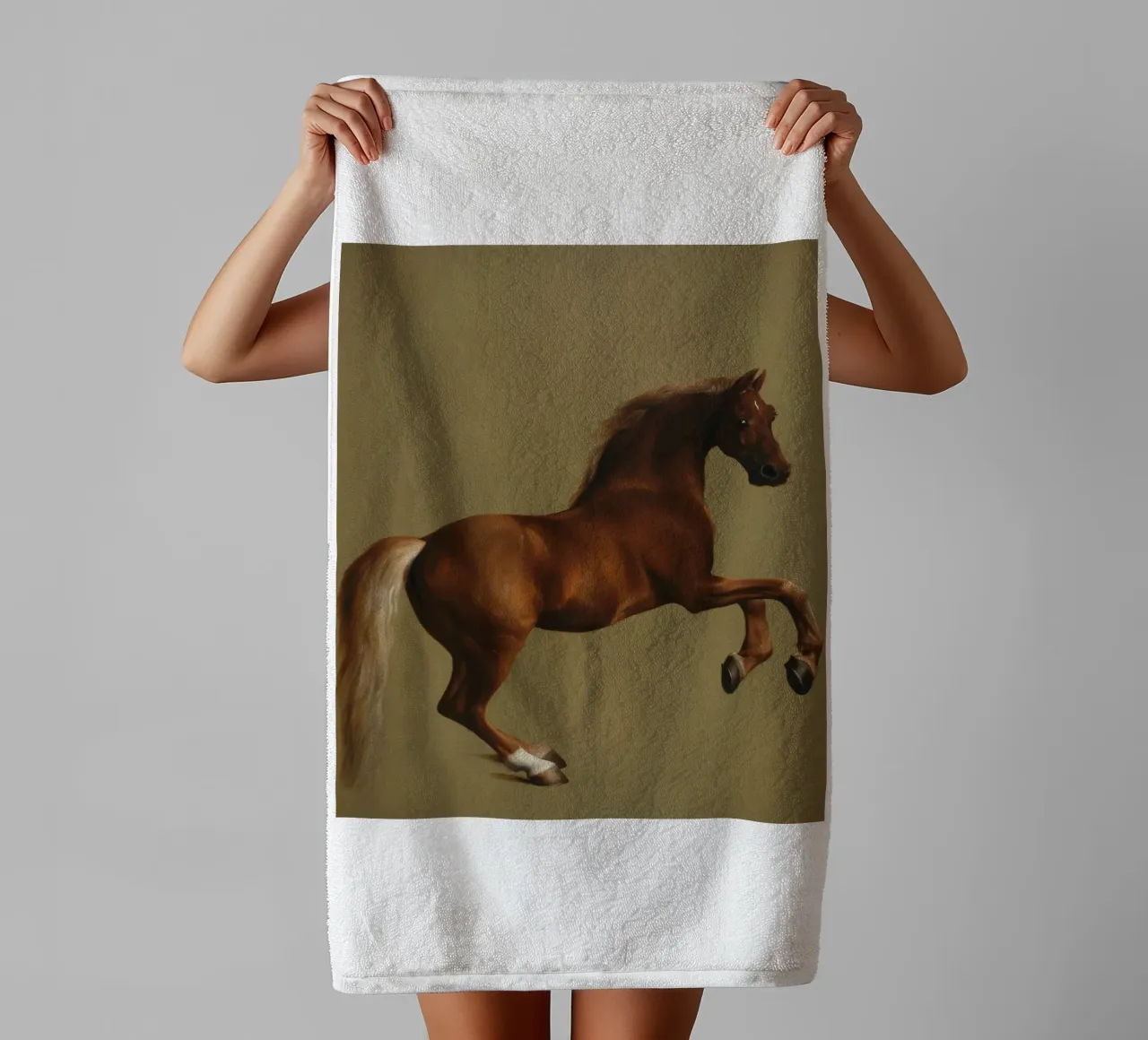 George Stubbs - Whistlejacket asciugamano da bagno da ARTOTHEK