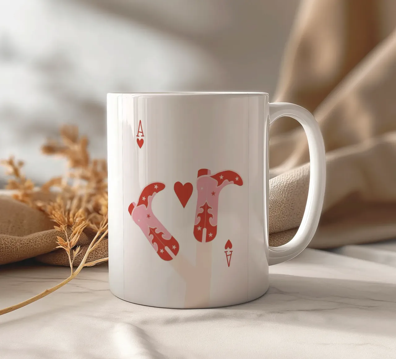 Playing Card Wall art, Ace of Spades Print, Trendy Retro tazza in ceramica da pdigitalprints