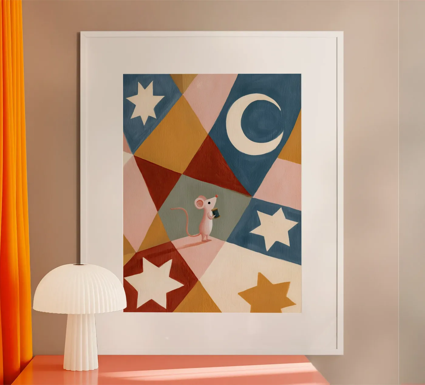Tiny Mouse Tailor poster by Kiki