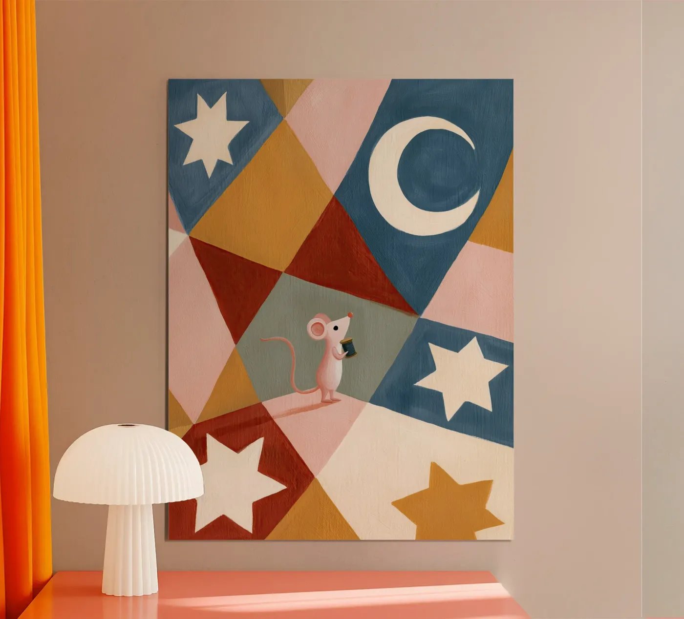 Tiny Mouse Tailor poster by Kiki