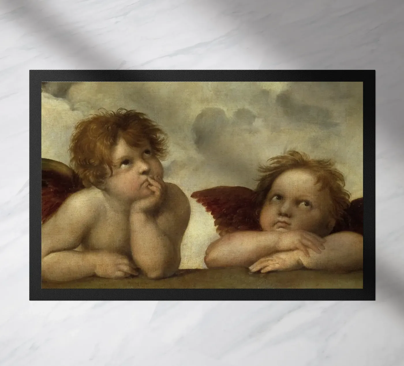 Raphael - Putto Fußmatte von ARTOTHEK