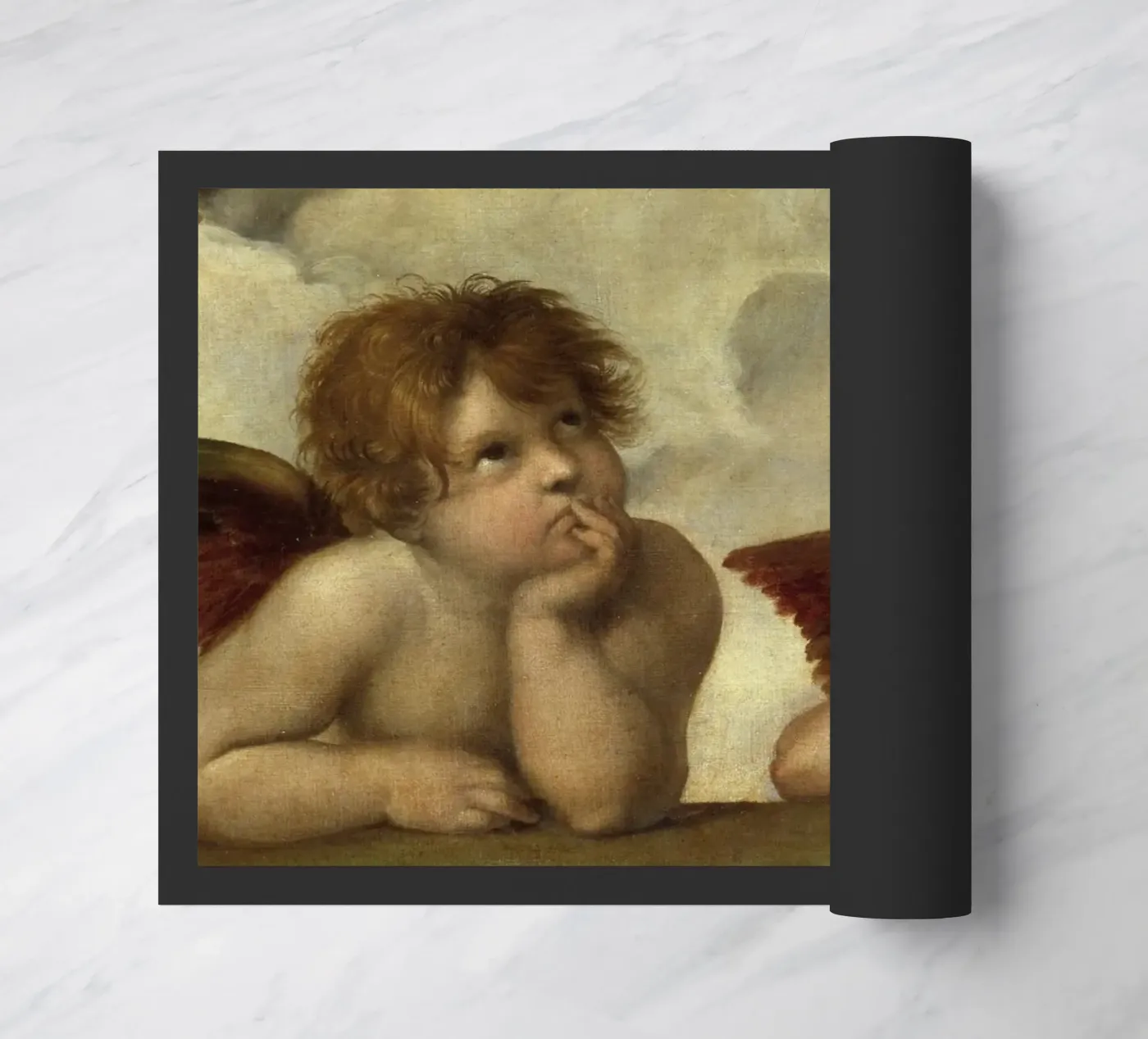 Raphael - Putto Fußmatte von ARTOTHEK
