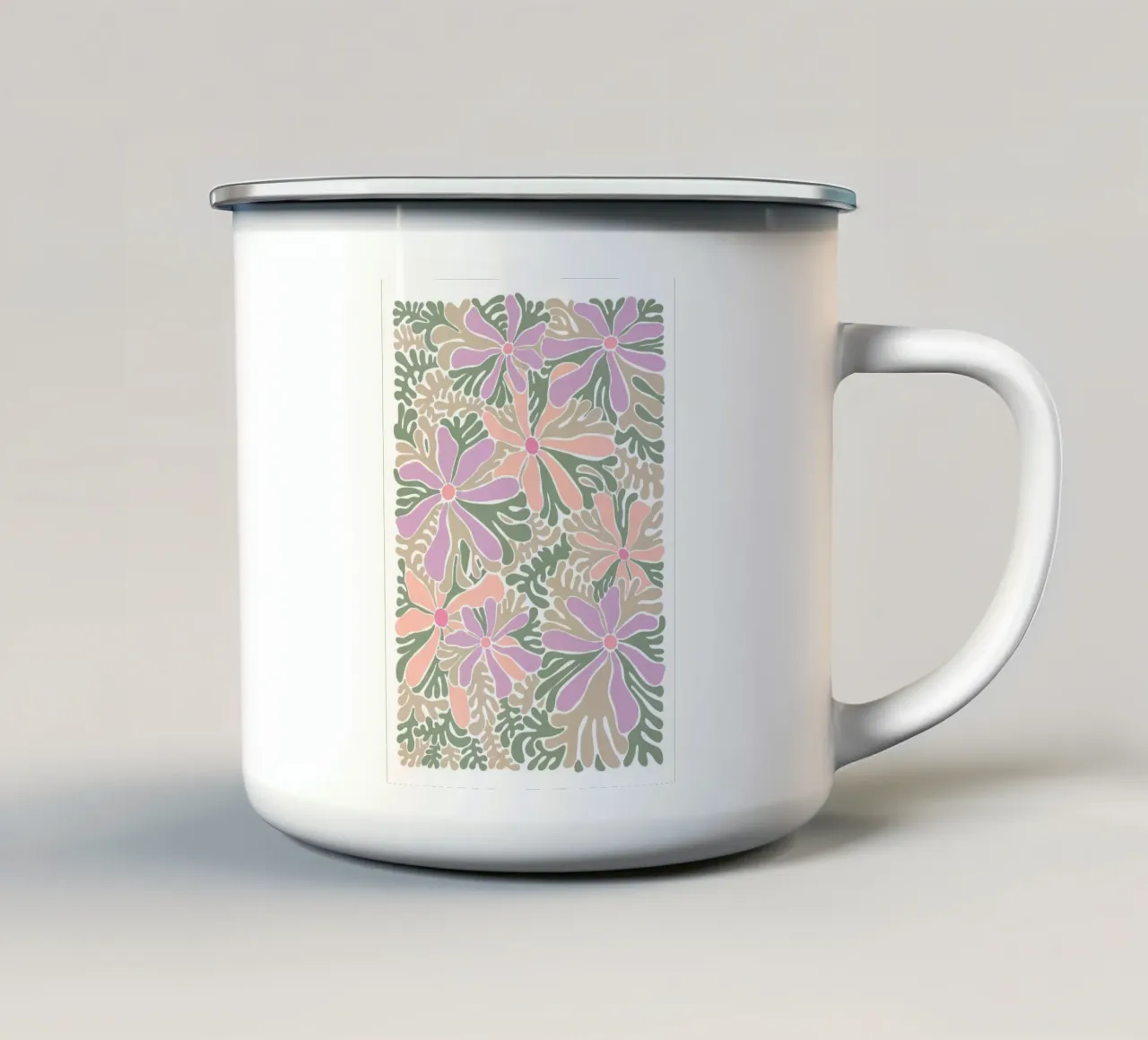 Florale Vibes tazza in smalto da AtelierTamtam