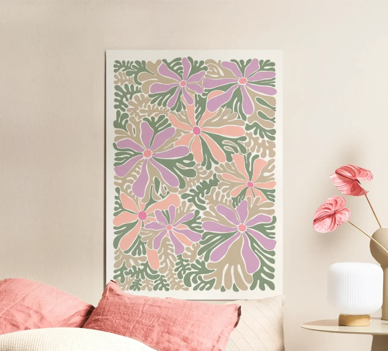 Florale Vibes alluminio dibond da AtelierTamtam
