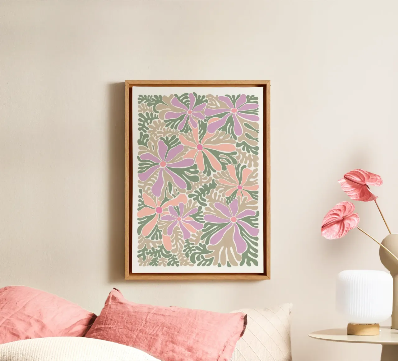 Florale Vibes canvas by AtelierTamtam