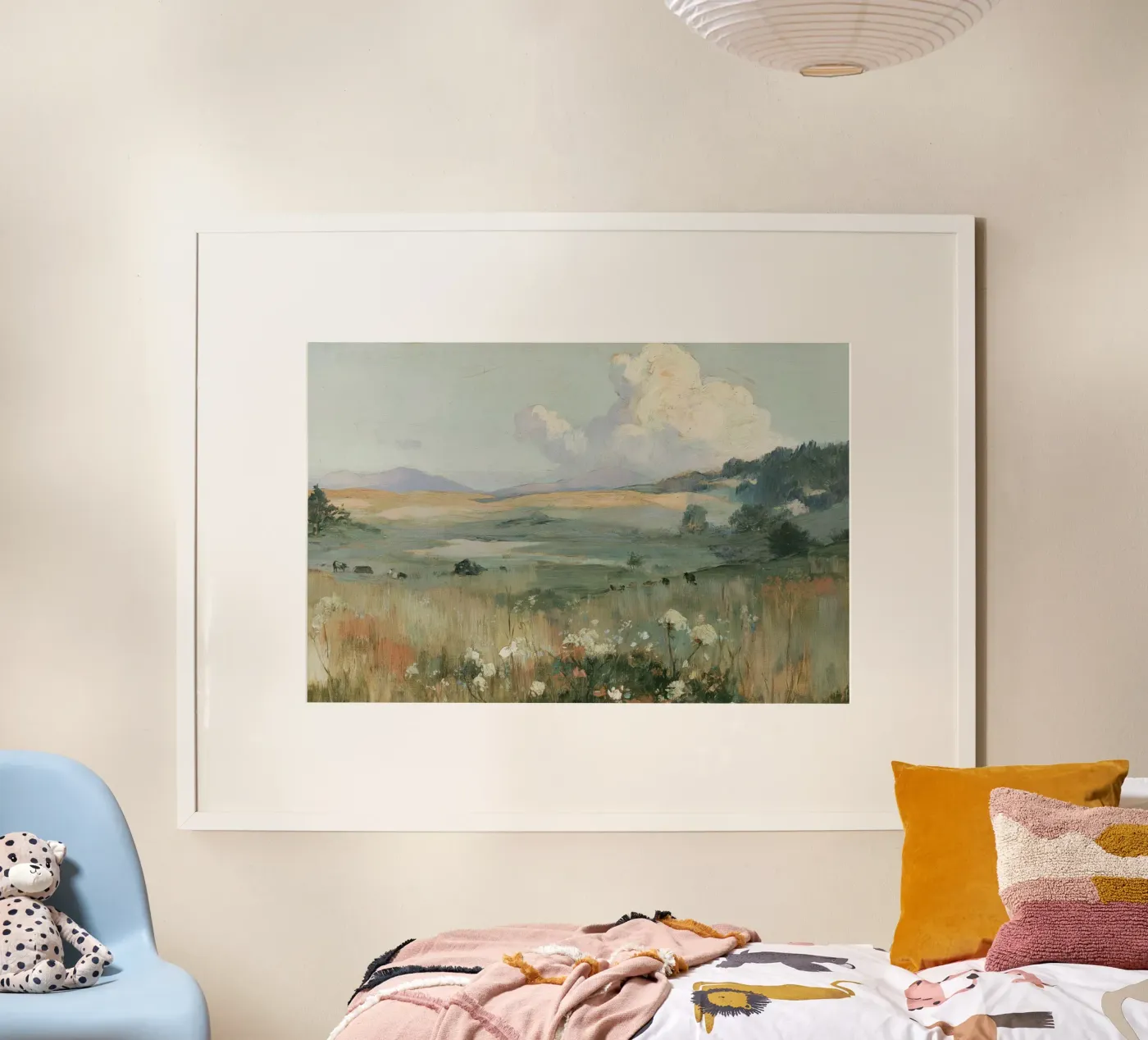 Die Moorweide Poster von Botanical Palette