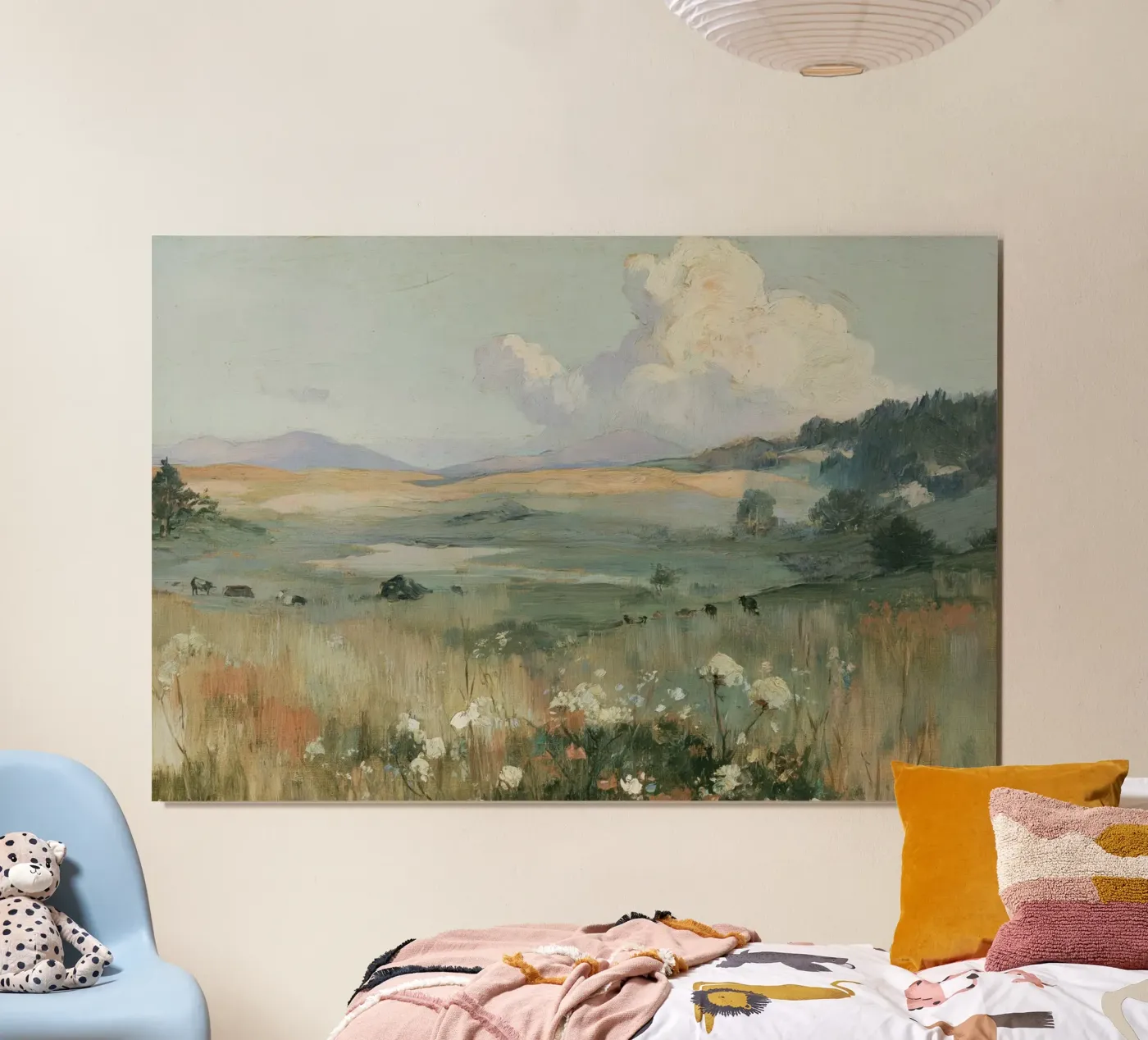 Die Moorweide Poster von Botanical Palette
