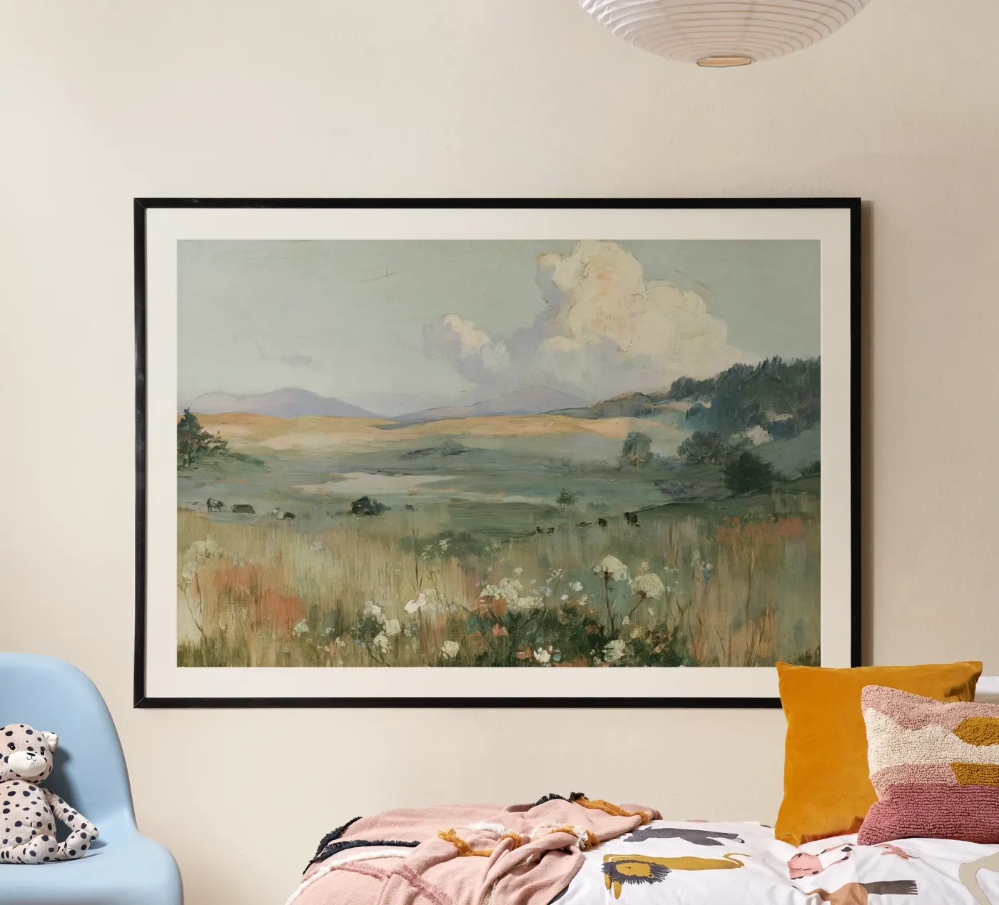 Die Moorweide Poster von Botanical Palette