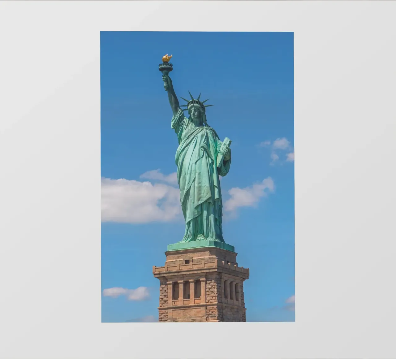 Statua della Libertà telo in pvc da Dave Hare Photography