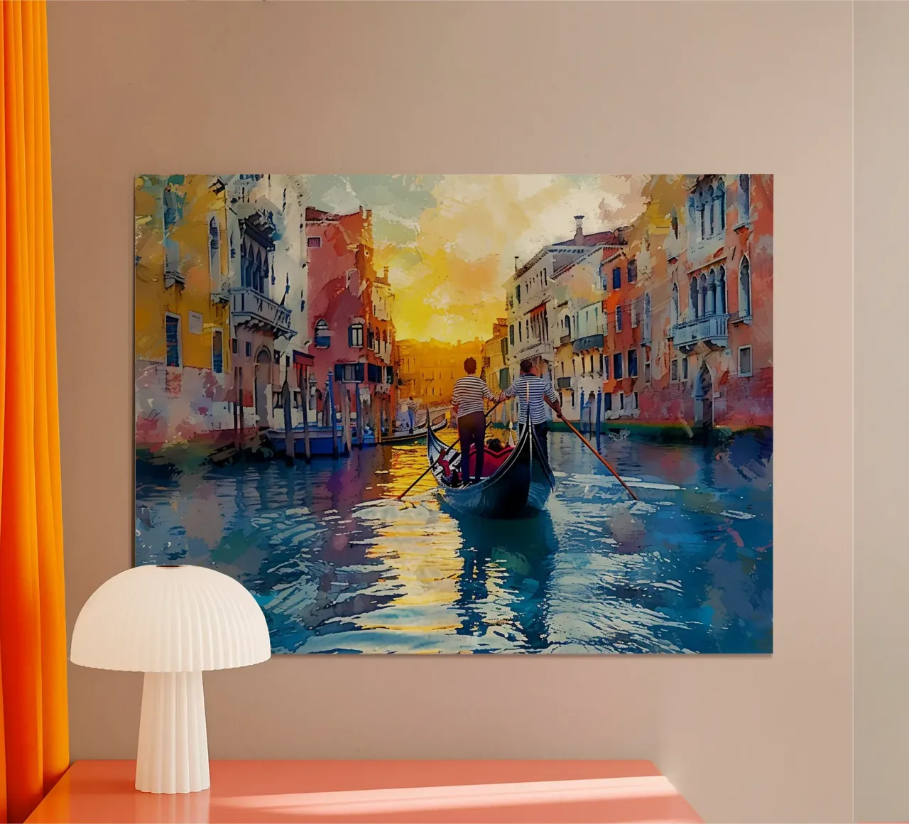 Sunset at Venice carta hahnemühle da Artsy Bessy