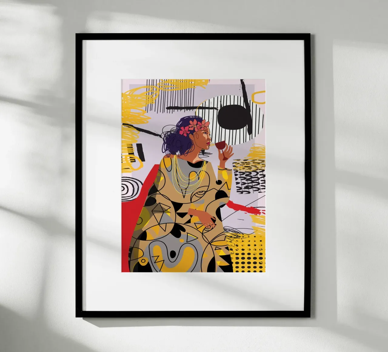 Cocktail Drink poster con telaio in alluminio da Artsy Bessy