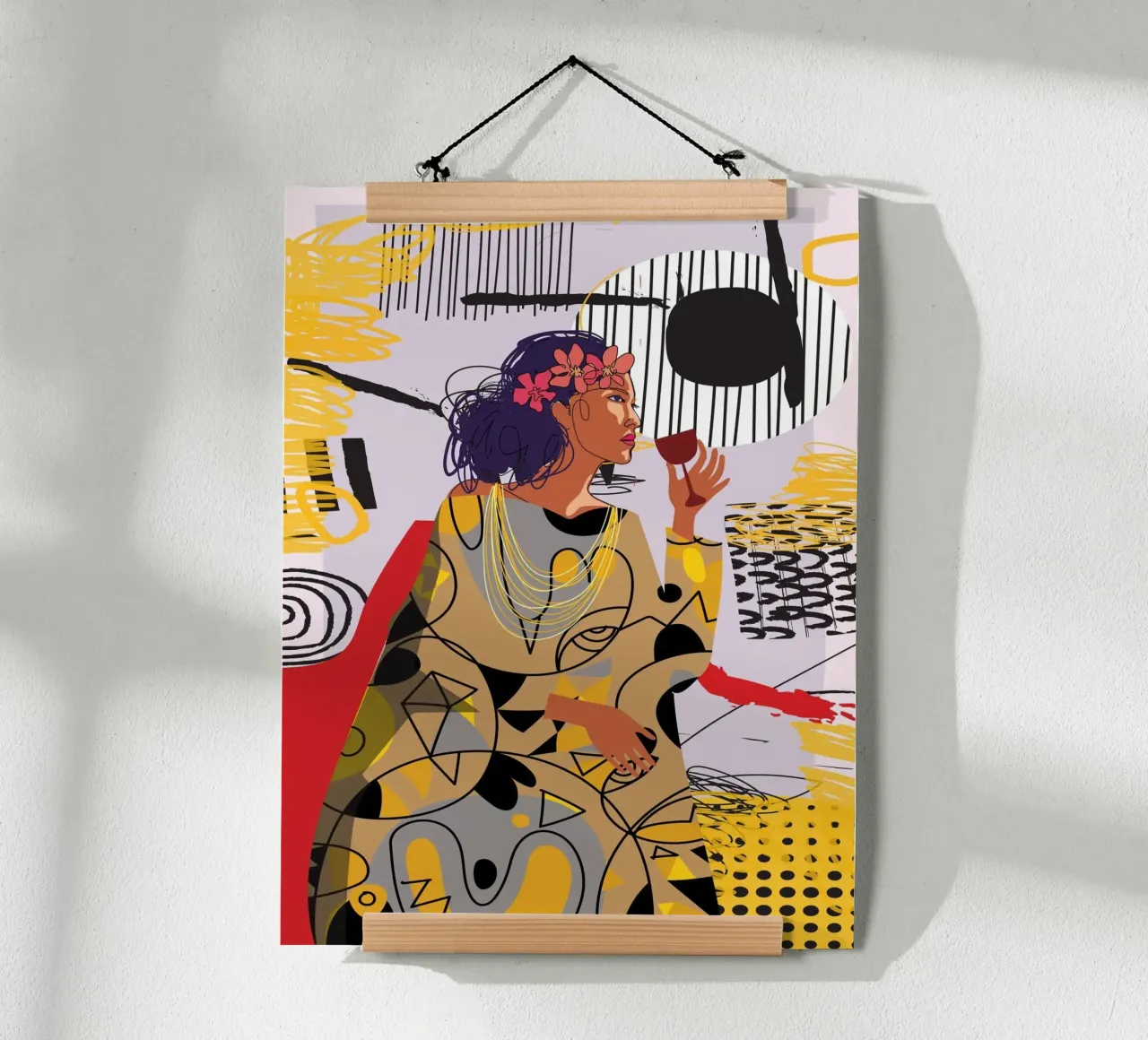 Cocktail Drink poster con telaio in alluminio da Artsy Bessy