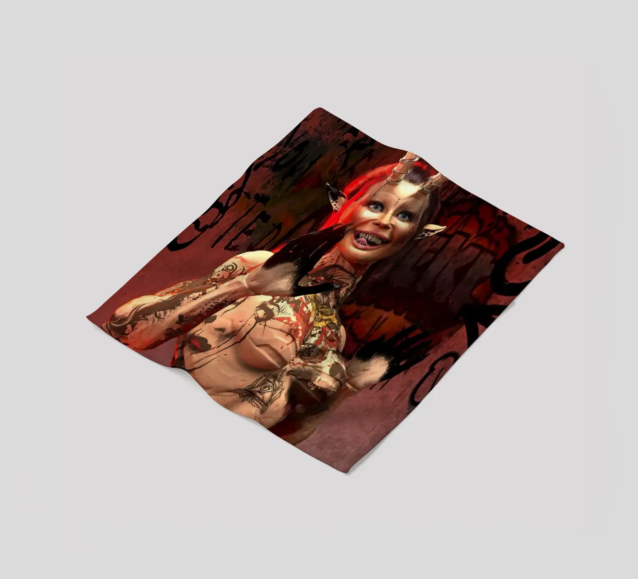 Halloween-Playmate - ThyHades - die Cyber-Satyre Fleecedecke von the-witcher