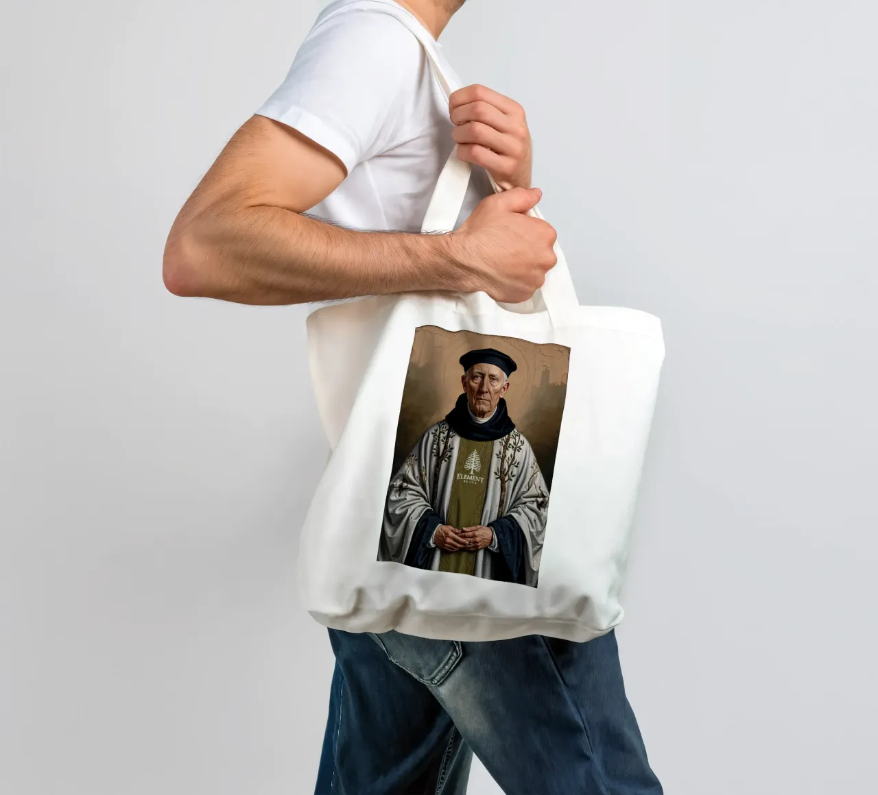 Dalle strade ai santi | Nel suo elemento borsa in juta da Renaissance Rebel