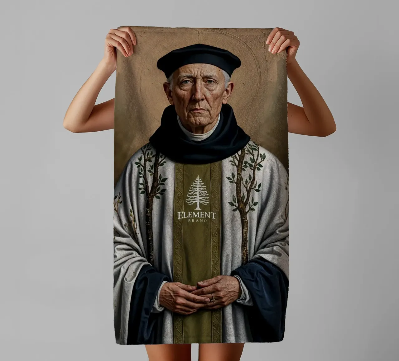 Dalle strade ai santi | Nel suo elemento asciugamano da bagno da Renaissance Rebel