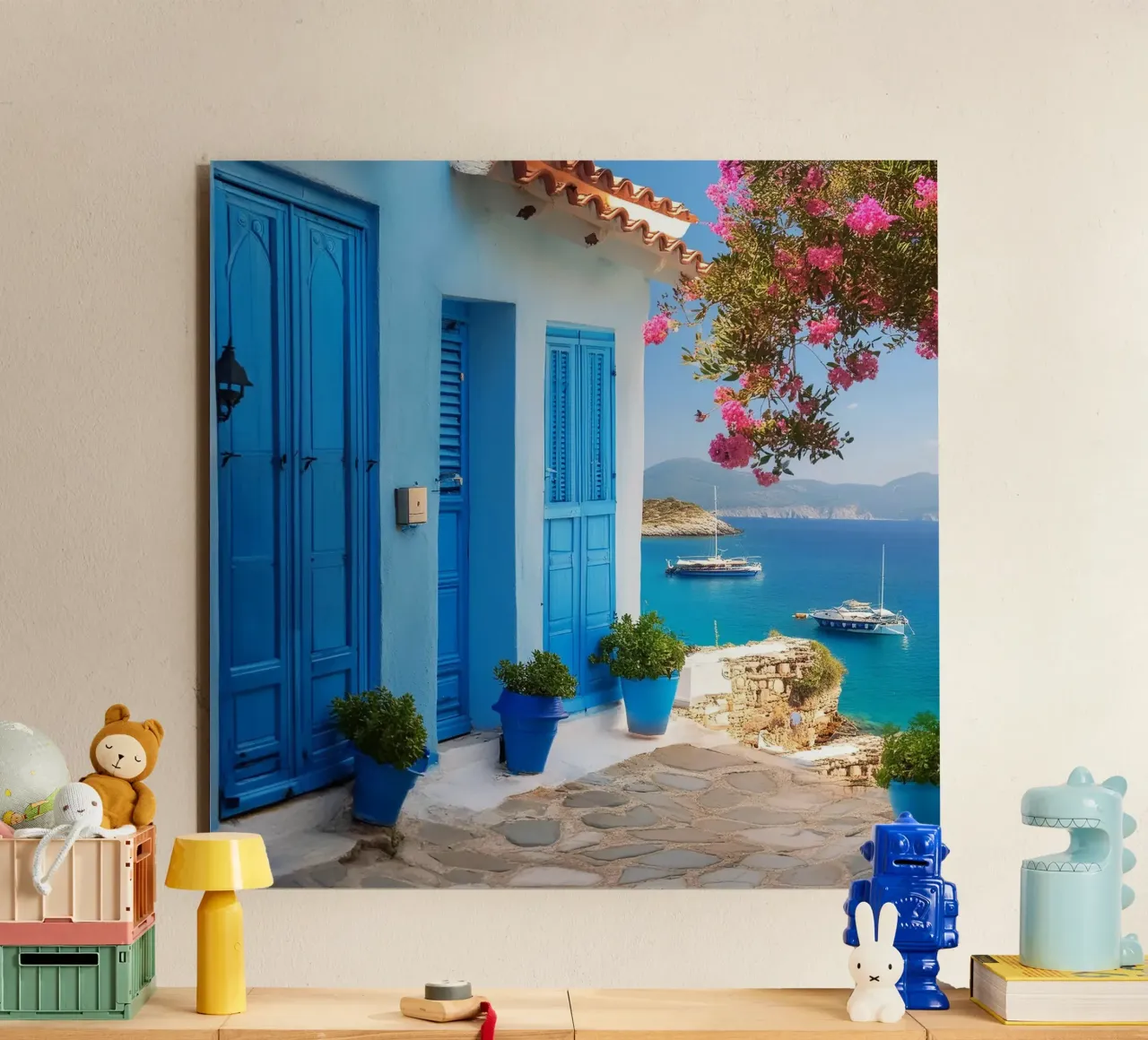 Mediterranean Coast alluminio dibond da Artsy Bessy