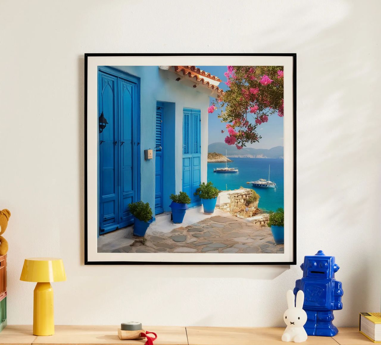 Mediterranean Coast Poster von Artsy Bessy