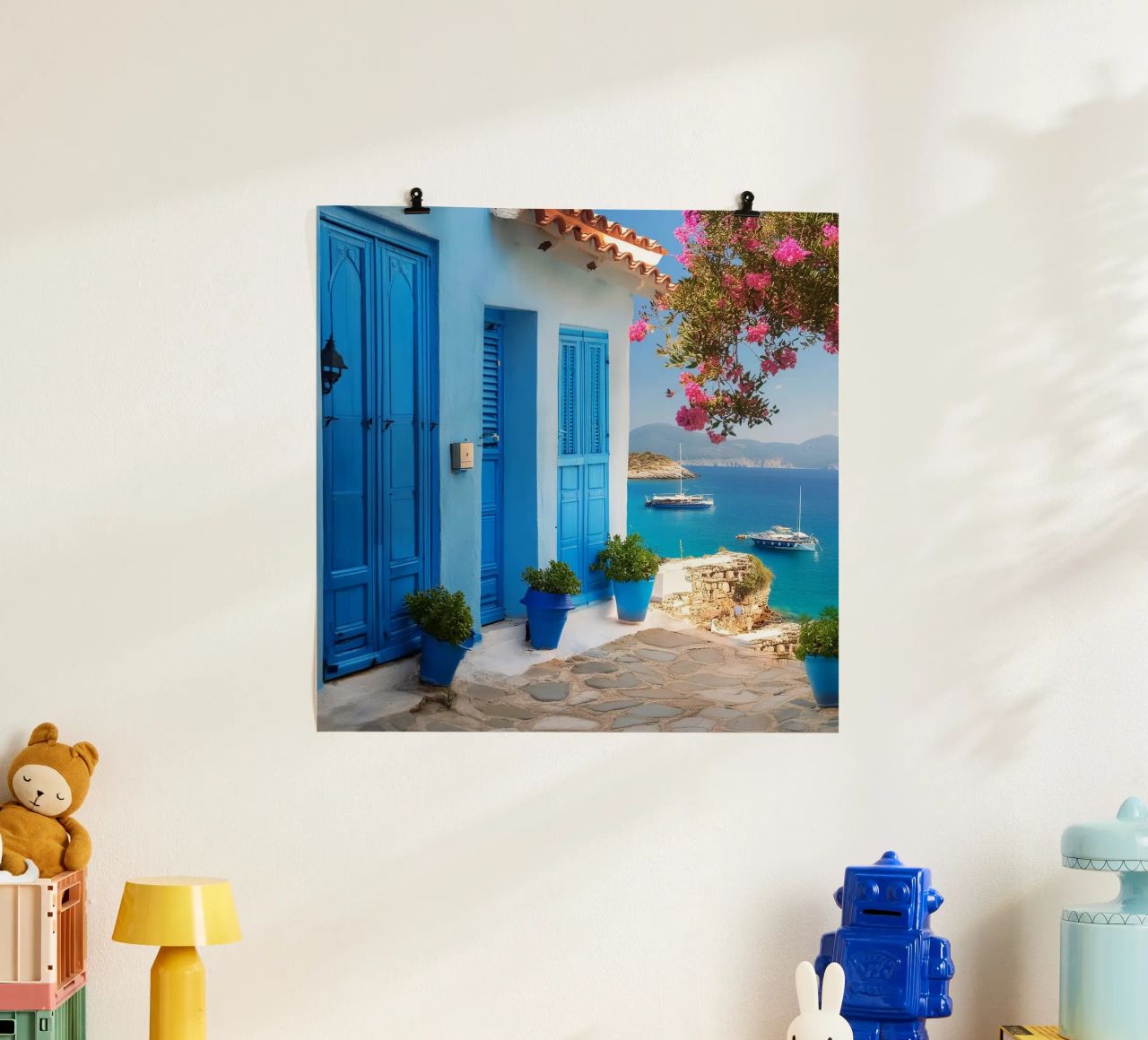 Mediterranean Coast Poster von Artsy Bessy