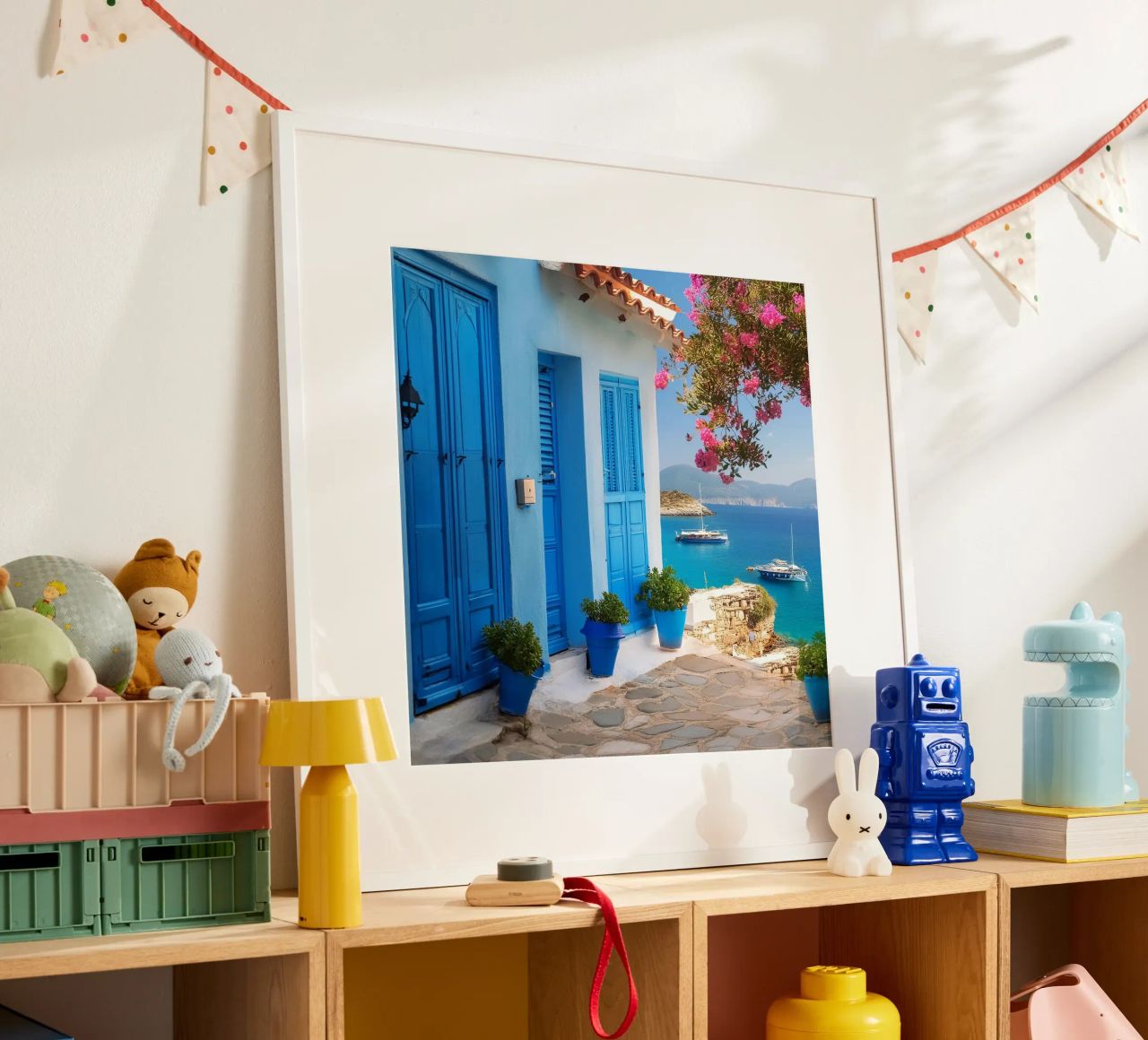Mediterranean Coast Poster von Artsy Bessy