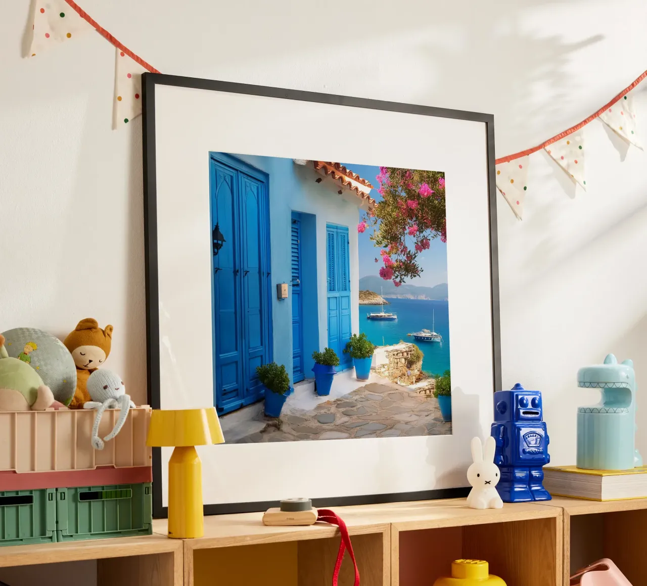 Mediterranean Coast poster da Artsy Bessy