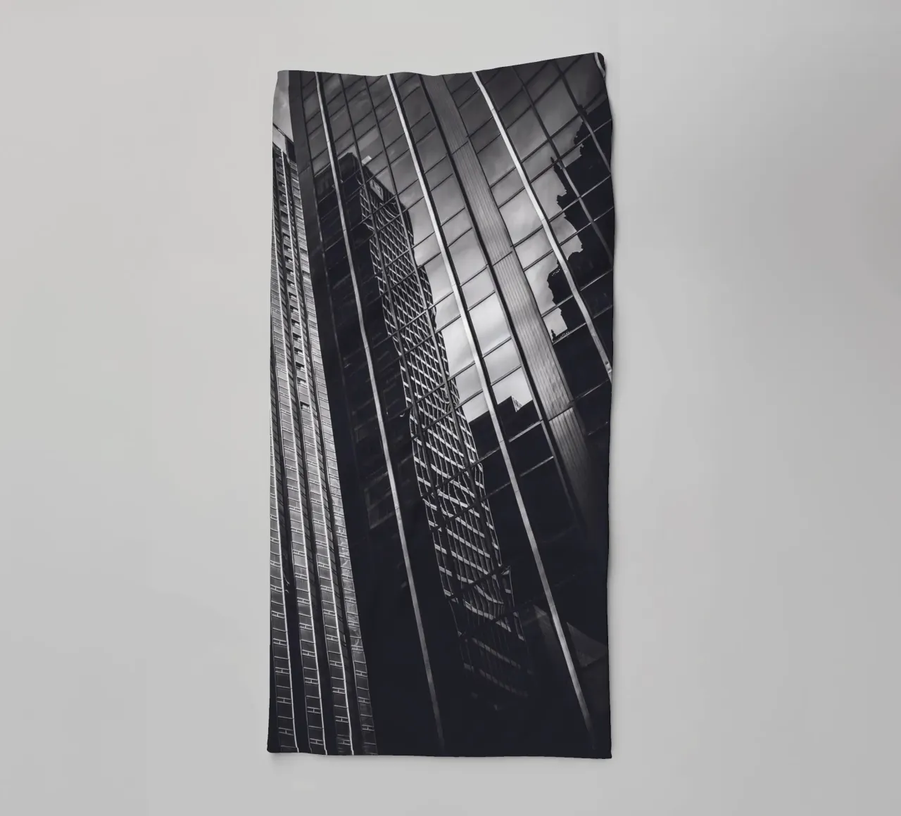 Manhattan Windows towel by Dave Hare Photography