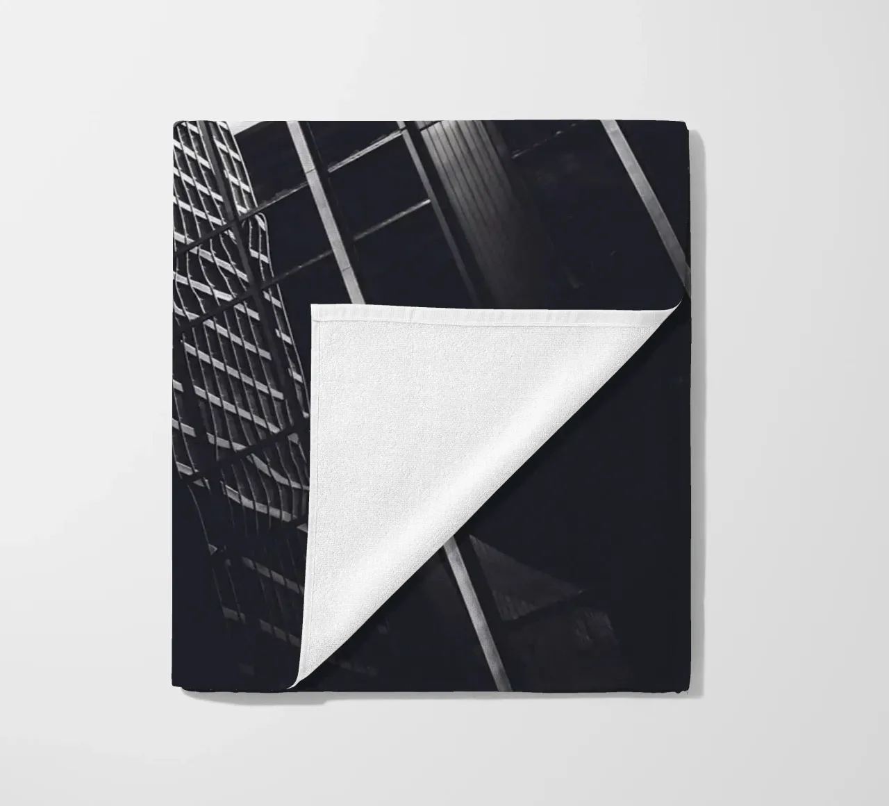 Manhattan Windows beach towel by Dave Hare Photography