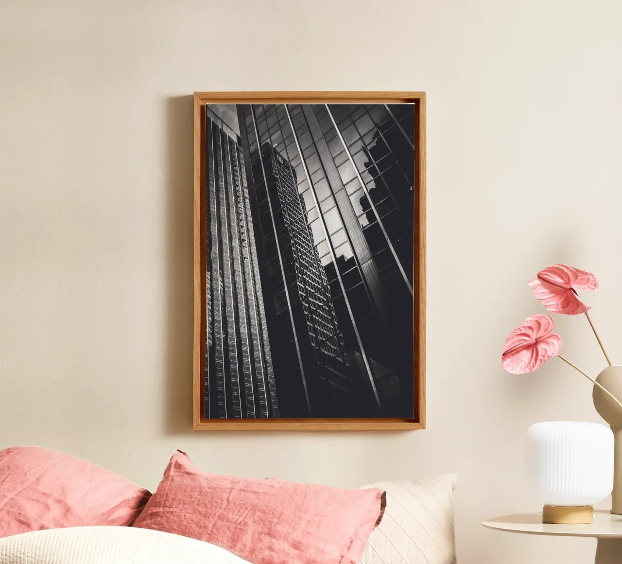 Manhattan Windows canvas with Floater frame by Dave Hare Photography